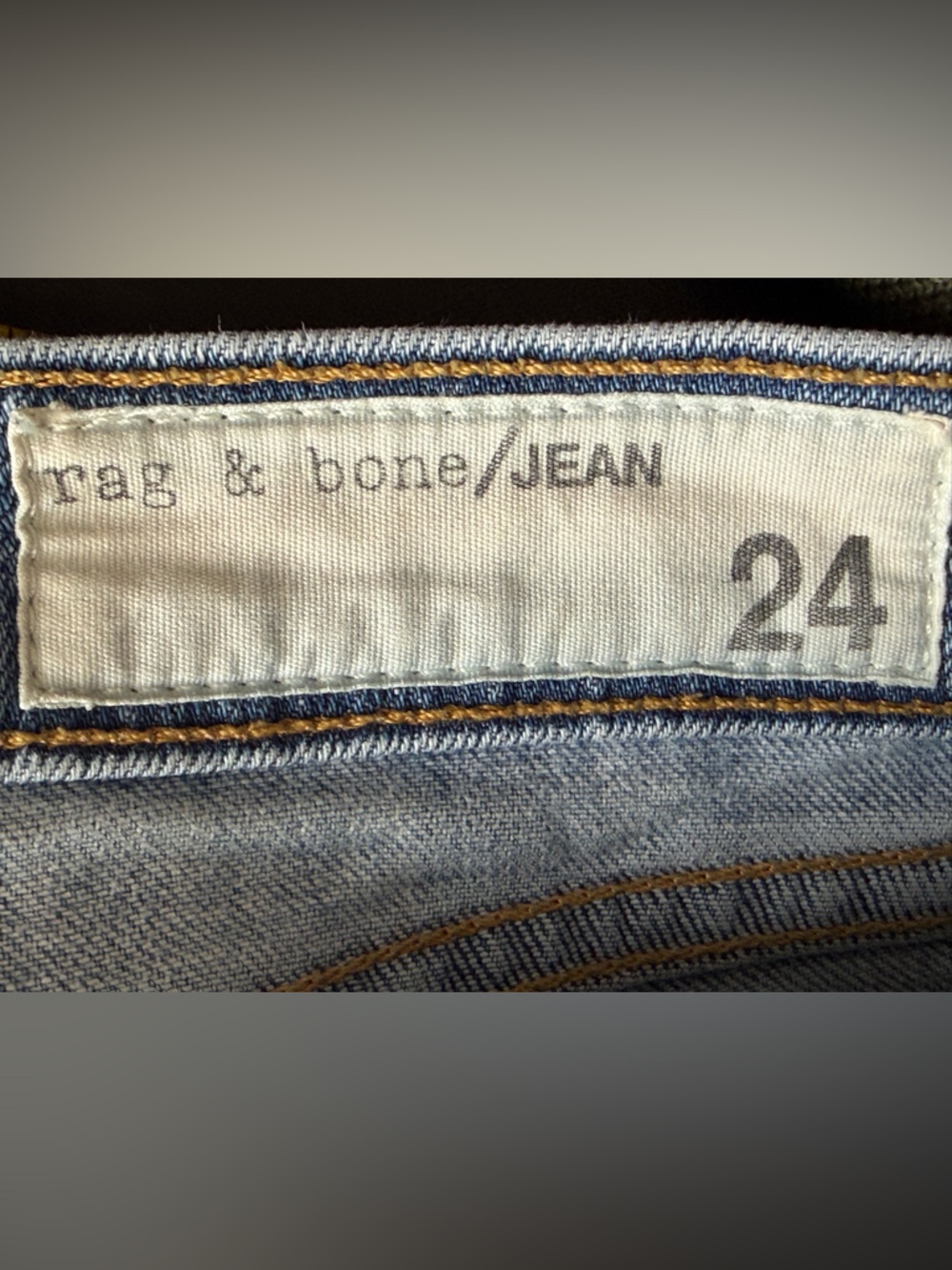 Rag & Bone The Dre Jeans Women’s Size 24 Light Wash Skinny Stretch Denim - Picture 9 of 12